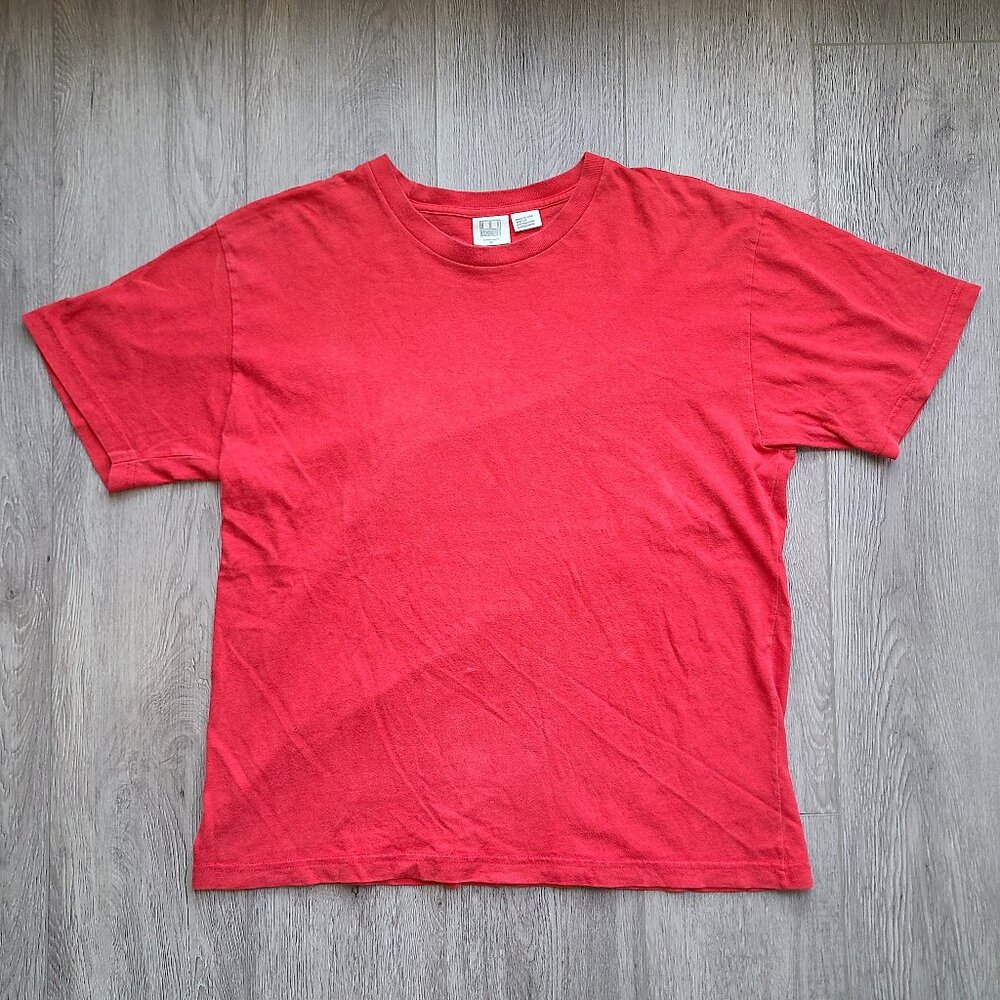 Red Box Hammer t-shirt by American Apparel, size M deadstock 2017